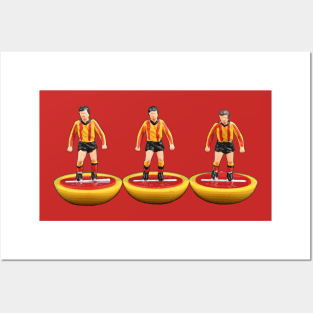 Classic Partick Thistle subbuteo players Posters and Art